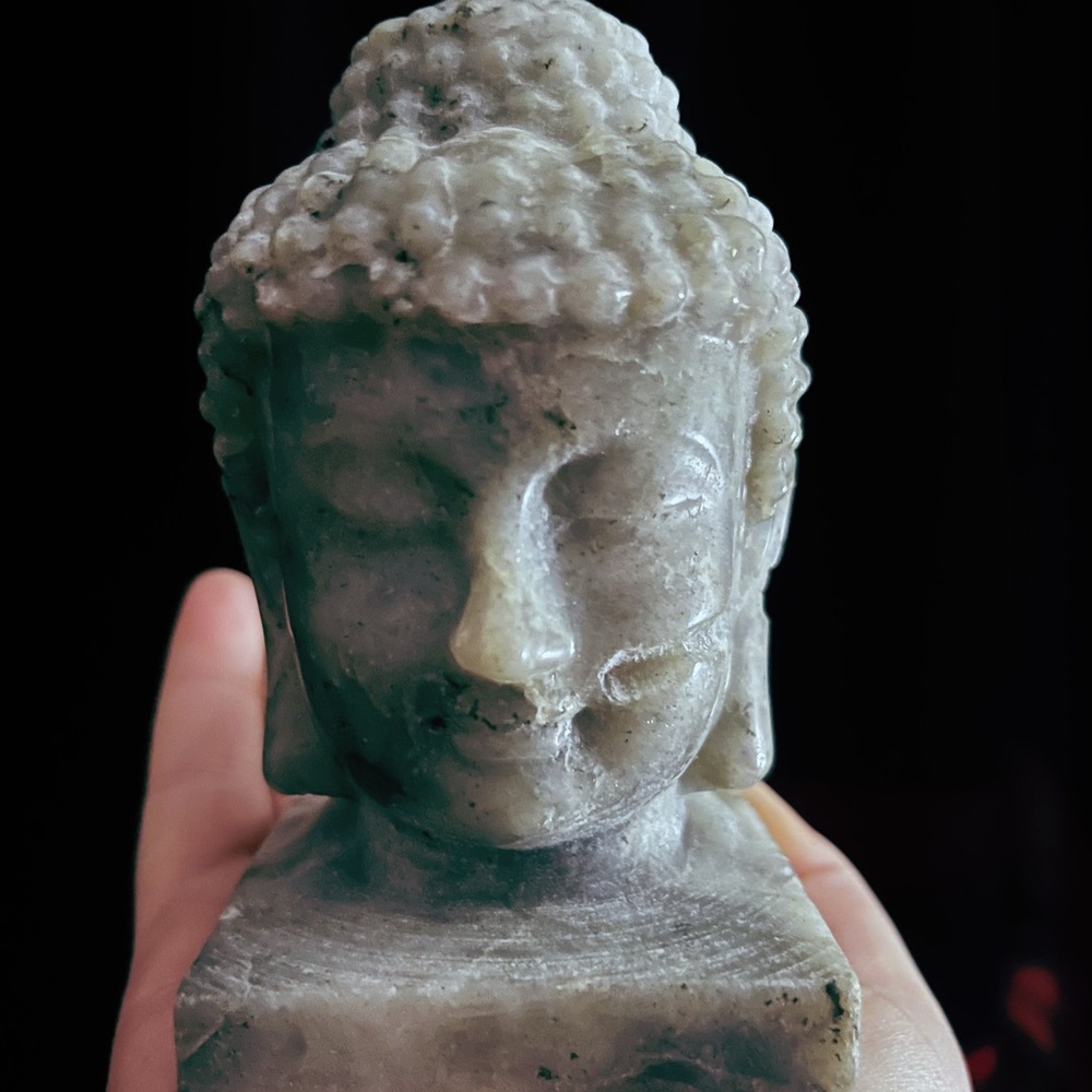 Labradorite Buddha Sculpture